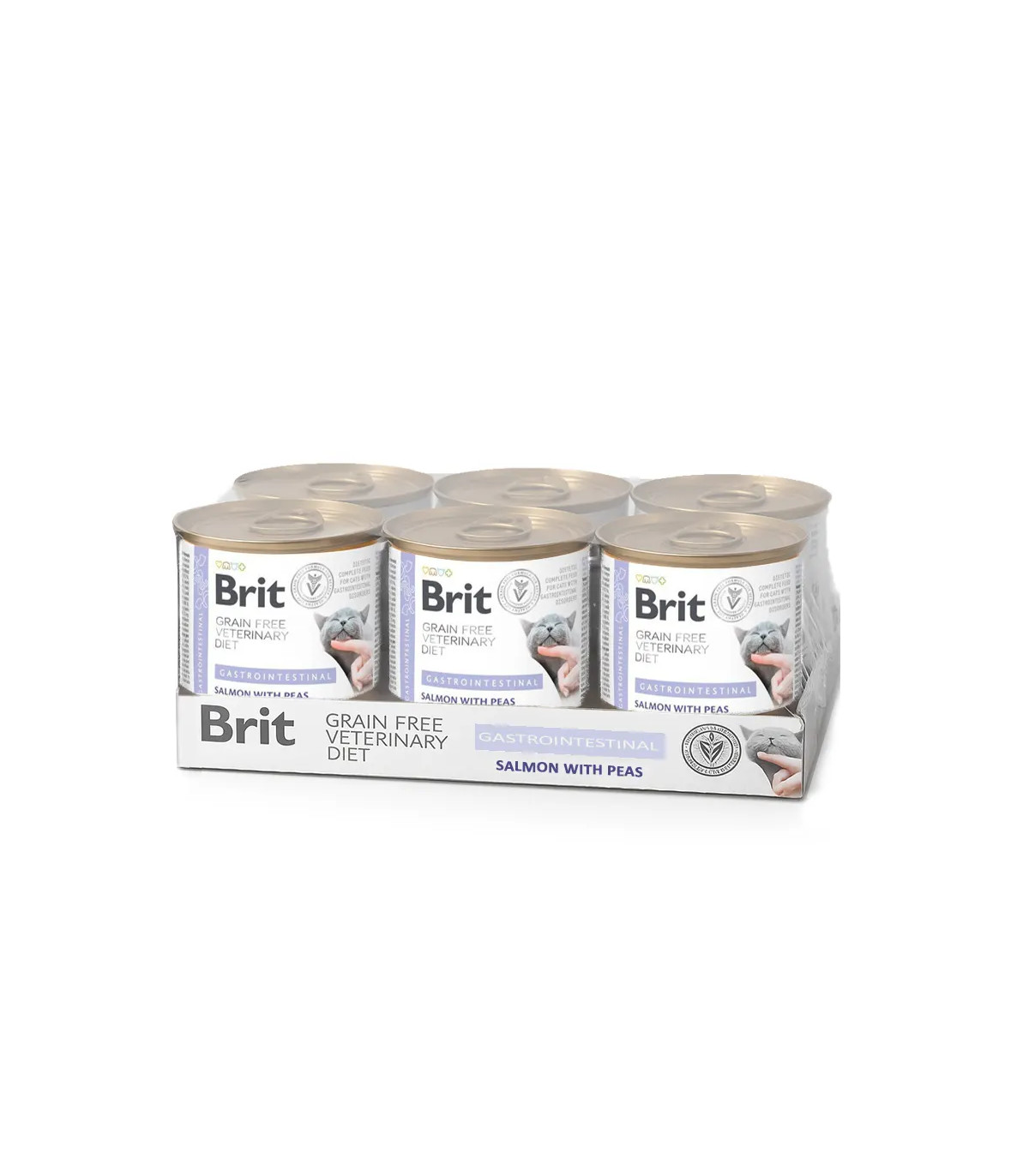 Brit VD Gato Gastrointestinal Húmedo 6x200g